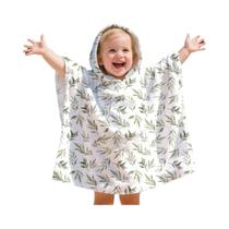 Roupão De Banho Infantil Com Capuz Em Microfibra, Toalha De Praia E Piscina, Capa De Banho Para