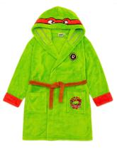 Roupão de Banho Infantil com Capuz Tartarugas Ninja - Verde, Acolhedor e em Fleece Roupão de Banho Infantil com Capuz Tartarugas Ninja - Verde, Acolhedor e em Fleece