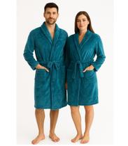 Roupão de Banho Neo Velour Ultra Macio Microfibra M e G Adulto Masculino Feminino - CORTEX Roupão de Banho Neo Velour Ultra Macio Microfibra M e G Adulto Masculino Feminino - CORTEX