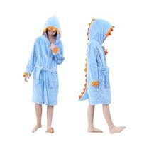 Roupão De Banho Para Meninas Com Estampa De Unicórnio, Tigre E Vaca, Pijamas De Inverno Quentes Para
