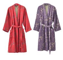 Roupão de banho PEWRESLORS Kimono Yukata Cotton Gauze Purple XXL Roupão de banho PEWRESLORS Kimono Yukata Cotton Gauze Purple XXL