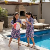 Roupão De Banho Praia Natação Para Crianças Estampa Stitch Infantil Aveludado Com Capuz Lepper Roupão De Banho Praia Natação Para Crianças Estampa Stitch Infantil Aveludado Com Capuz Lepper