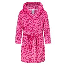 Roupão de banho SRVNFBKT de lã macia para meninos e meninas rosa coral 11-12Y Roupão de banho SRVNFBKT de lã macia para meninos e meninas rosa coral 11-12Y