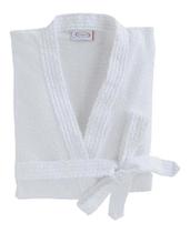Roupão De Banho Unissex Atoalhado Lepper Branco M