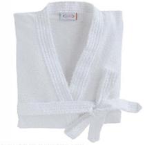 Roupão De Banho Unissex Atoalhado Lepper Vermelho GG