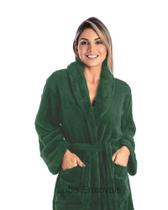 Roupão de Microfibra Adulto Fleece - Feminino/masculino - 220gr/m - Premium