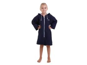 Roupão De Natação Infantil Best Fit Azul Marinho Roupão De Natação Infantil Best Fit Azul Marinho