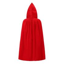 Roupão, fantasia de Halloween para crianças, com capuz, veludo, KNELOR