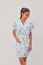 Roupão Felpudo Adulto Curto Estampado Relva Com 1 Peça Roupão Felpudo Adulto Curto Estampado Relva Com 1 Peça