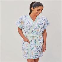 Roupão Felpudo Adulto Curto Estampado Relva M Lepper Roupão Felpudo Adulto Curto Estampado Relva M Lepper