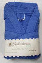 Roupão Felpudo Infantil Sofisticata Atlântica Tamanho 8 Azul Roupão Felpudo Infantil Sofisticata Atlântica Tamanho 8 Azul