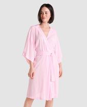 Roupão Feminino Jacquard Felpudo Rosa Lohe Roupão Feminino Jacquard Felpudo Rosa Lohe