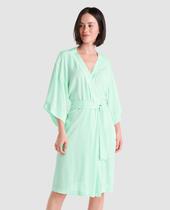 Roupão Feminino Jacquard Felpudo Verde Lohe