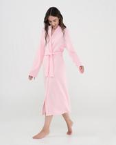 Roupão Feminino Longo Jacquard Transpassado Rosa Lohe Rosa Lohe Roupão Feminino Longo Jacquard Transpassado Rosa Lohe Rosa Lohe