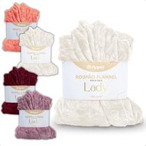 Roupão Flannel Feminino Lady Microfibra Aveludado Manga Longa Roupão Flannel Feminino Lady Microfibra Aveludado Manga Longa