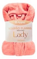 Roupão Flannel Lady Appel Plush Inverno Superluxo