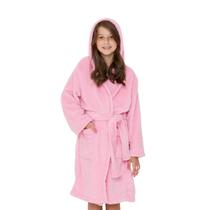 Roupão Fleece Infantil Juvenil Peluciado Inverno Liso Touca Roupão Fleece Infantil Juvenil Peluciado Inverno Liso Touca