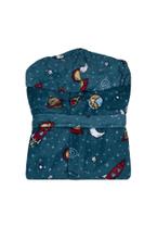 Roupão Infantil Atlântica Sofisticata Astronauta Azul Roupão Infantil Atlântica Sofisticata Astronauta Azul