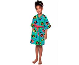 Roupão Infantil Aveludado Menina Estampa Kids Encanto 6-8 anos M