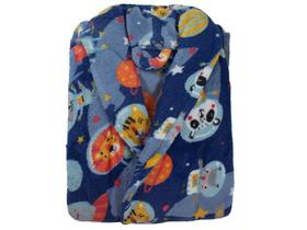 Roupão Infantil Camesa Menino / Menina Estampas Microfibra