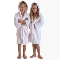 Roupão Infantil e Juvenil Microfibra Com Capuz e Cinto Macio Roupão Infantil e Juvenil Microfibra Com Capuz e Cinto Macio