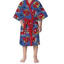 Roupão Infantil Felpudo 2 A 7 Anos Lepper Tam P Homem Aranha