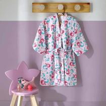 Roupão Infantil Felpudo Mini Mermaid - P - Döhler