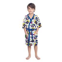 Roupão Infantil Felpudo Quimono Estampado Batman PP