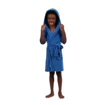Roupão infantil kids junior azul royal siri kids 38531