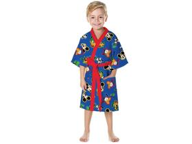 Roupão Infantil Lepper Mickey Masculino Azul Roupão Infantil Lepper Mickey Masculino Azul