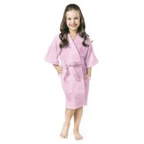Roupão Infantil Menina Menino Felpudo Quimono Confetti Lepper