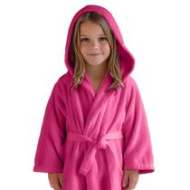 Roupão Infantil Menino Menina Banho Inverno Capuz 5 a 12 Anos