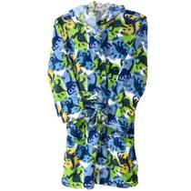 Roupão Infantil Microfibra com Capuz e Bolso Toque Flannel Roupão Infantil Microfibra com Capuz e Bolso Toque Flannel