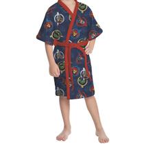 Roupão Infantil Vingadores Avengers Quimono Felpudo Lepper Roupão Infantil Vingadores Avengers Quimono Felpudo Lepper