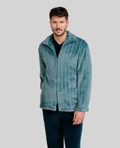 Roupão Jacquard Listrado Zíper