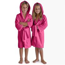 Roupão Juvenil com Bolso Manta Flannel/Roupão Infantil de 05 a 08anos /09 a 12 anos com capuz