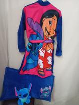 roupao lilo stich infantil e juvenil