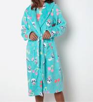 Roupão Manga Longa Soft Feminino Unicórnio Cherry Puket Roupão Manga Longa Soft Feminino Unicórnio Cherry Puket
