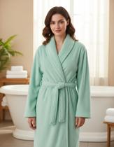 Roupão Microfibra Adulto unissex quentinho Várias Cores