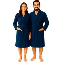 Roupão Microfibra Camesa Adulto Unissex Feminino Masculino Inverno Frio Quentinho Com Bolso Original