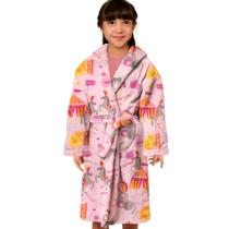 Roupão Microfibra Camesa Infantil Inverno Masculino Feminino Hobby Térmico Robe Frio Original