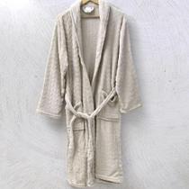 Roupão Microfibra Flannel P Extra Macio Porcelana - Tessi Roupão Microfibra Flannel P Extra Macio Porcelana - Tessi