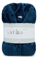 Roupão Microfibra Flannel Safira Adulto - Appel