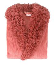 Roupão Microfibra Gola Pelos Kids Blush Rosa 9 a 12 anos Roupão Microfibra Gola Pelos Kids Blush Rosa 9 a 12 anos