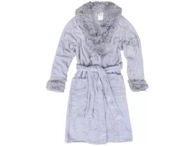Roupão Microfibra Sofisticata Gola C/ Pelos Cor Hortencia P Atlântica Roupão Microfibra Sofisticata Gola C/ Pelos Cor Hortencia P Atlântica
