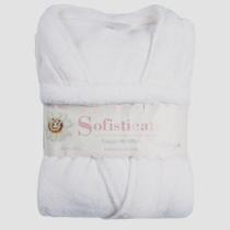 Roupão Microfibra Sofisticata Premium Branco GG