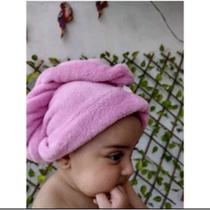 Roupão para bebê e toalha de cabelo ensaio fotográfico