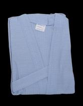 Roupão Piquê Adulto 100% Algodão Briza Azul (5008) Tam GG