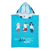 Roupão Poncho Animado com Capuz