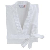 Roupão Quimono Adulto Felpudo Malibú Branco M Lepper